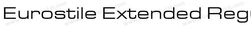Eurostile Extended Regular字体转换